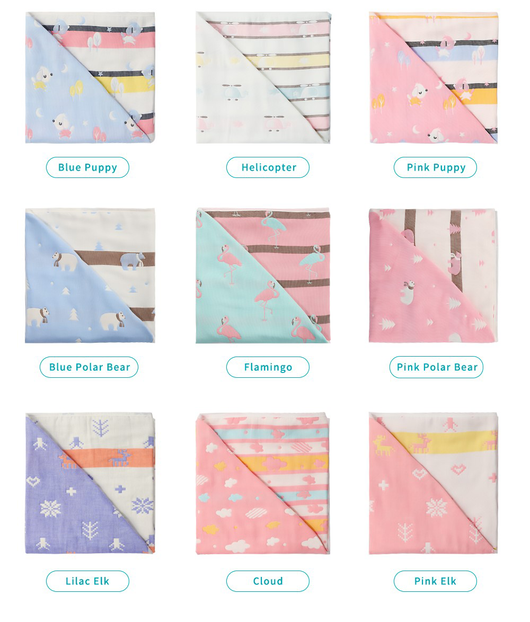 6 Layers Multifunctional Baby Blanket Cotton