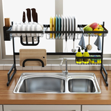 German Craft Black Stainless Steel Kitchen Drainage Rack